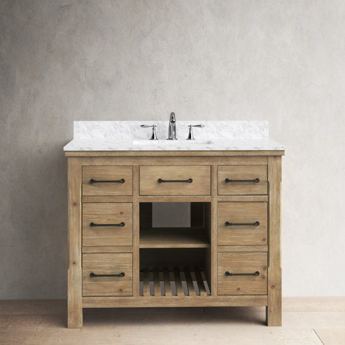 Wayfair | Light Wood Single Bathroom Vanities You'll Love in 2023